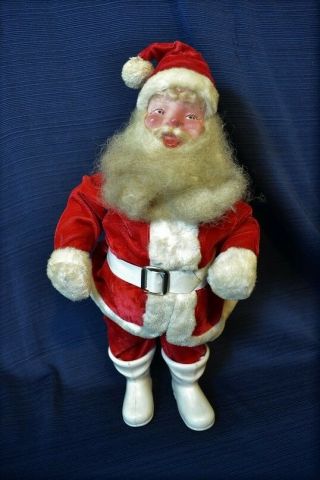 Vintage Santa Claus Figure 13 Inch Celluloid