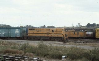 Maine Central Railroad Train Yard Me 1980 Photo Slide