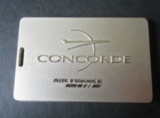 Concorde Air France Address Card Holder Name Plate