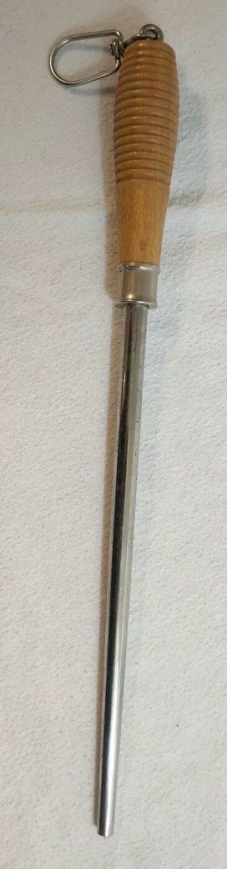 Vintage Russell Green River Sharpening Steel 16 Inch Length