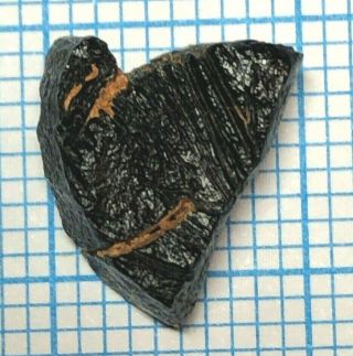 Australite 11: Australian Tektite From Meteorite Impact,  Small Button Fragment
