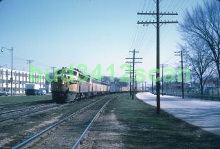 Milw Milwaukee Road Fp7 100c At Wauwatosa Wi 1971 Slide