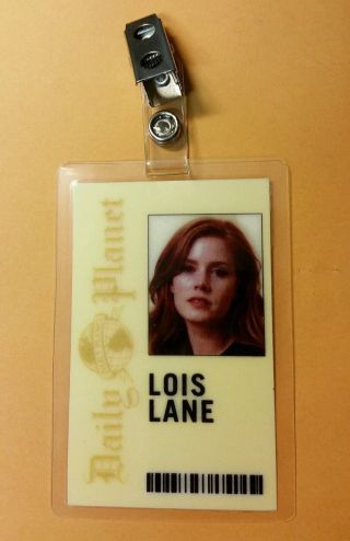 Superman Smallville Id Badge - Daily Planet Lois Lane Reporter Prop Cosplay
