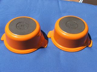 Le Creuset Flame Orange Enameled Cast Iron Mini Cocotte 14 Casseroles (Set of 2) 3