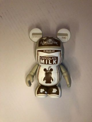 Disney Parks Vinylmation Chocolate Milk Box 3 Inch Figure - Htf