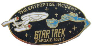 Pin Enamel Tos Star Trek Episode - The Enterprise Incident Enterprise Klingon