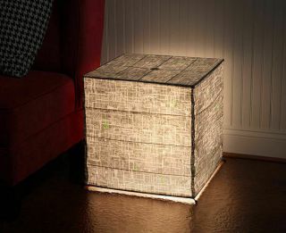 Star Trek " Assimilation " Giant Borg Cube,  Indoor Nostalgia Lamp,  Box