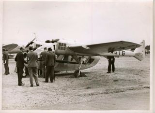 Large And Rare Photograph Of The Portsmouth Aerocar Major At Farnborough