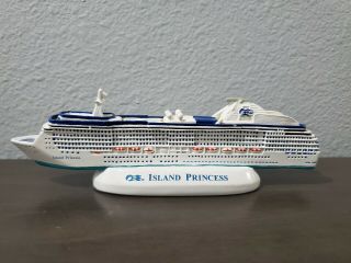 Princess Cruise Line Ship Island Princess Model Resin Display Travel Souvenir 7 "