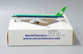 Aer Lingus B767 Reg:ei - Cam Aerclassics 1:400 Diecast Ac18xxxx Defective Model