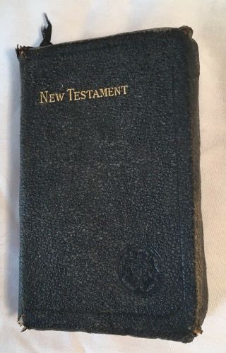 Vintage “antique” Testament 1901 Thomas Nelson & Sons Pocket Leather Cover