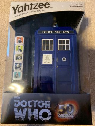 Doctor Who Yahtzee 50th Anniversary Collector’s Edition