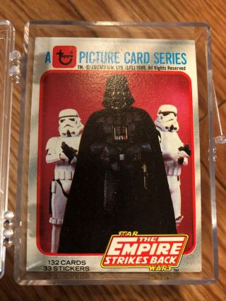 1980 Topps Empire Strikes Back Series 1 Star Wars Complete Set.  Nrmt