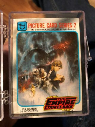 1980 Topps Empire Strikes Back Series 2 Star Wars Complete Set 133 - 264.  Nrmt