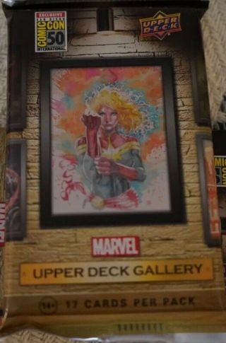 2019 Sdcc Exclusive Marvel Upper Deck Gallery Trading Cards