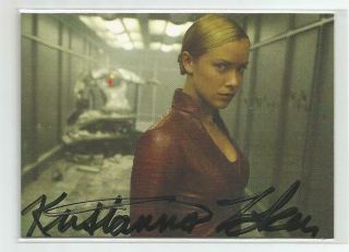 2003 Terminator 3 Rise Of The Machines Kristanna Loken Autograph (as T - X) A2