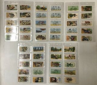 Cigarette Card Set Of 50 Cycling From John Player & Sons 1934