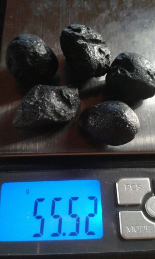Tektite Meteorite Impact,  from Asia,  Natural Rare TEKTIT55.  52g 3