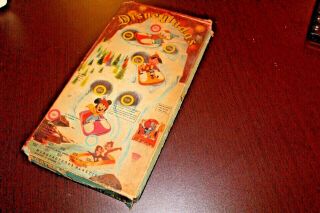 1960s MARX Disney DONALD DUCK MICKEY MOUSE MEXICAN BAGATELLE PINBALL GAME 6