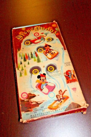 1960s MARX Disney DONALD DUCK MICKEY MOUSE MEXICAN BAGATELLE PINBALL GAME 7