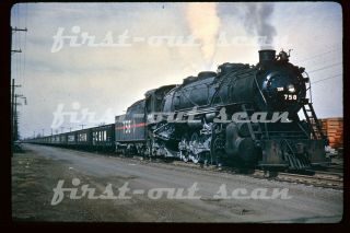 Duplicate Slide - Chicago & Illinois Midland C&im 758 Steam Action On Hopper Trn
