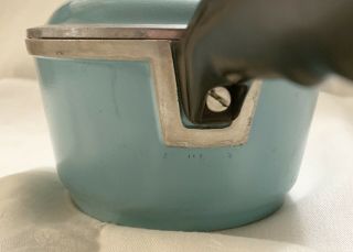 Vintage CLUB Aluminum 1 Quart 4 Cup Sauce Pan Pot & Lid Aqua Turquoise Blue 6