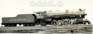 9bb349 Rp 1922 Denver & Rio Grande Western Railroad 4 - 8 - 2 Locomotive 1501