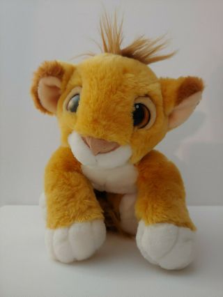Vtg Lion King Simba Plush 1993 Disney Mattel Floppy Laying Cub Stuffed Animal