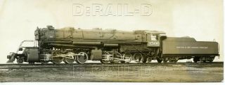 9bb350 Rp 1923 Denver & Rio Grande Western Railroad 2 - 8 - 8 - 2 Locomotive 3506