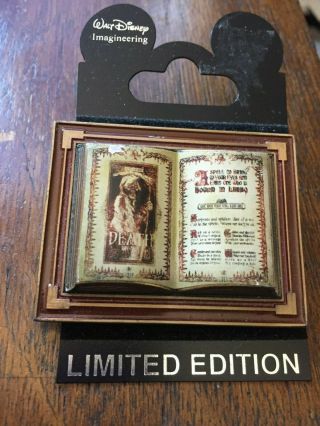 Disney Wdi - Haunted Mansion Madame Leota Incantation Spell Book Pin Le 300