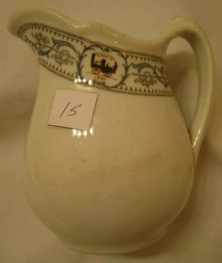 Old Orig.  York Central Lines R.  R.  Syracuse China 4 1/2 " Pitcher Dinnerware