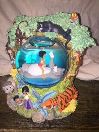 Disney Jungle Book Ii Snow Globe And Music Box With Blue Water