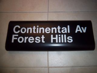 Nyc Subway Sign R32 Nycta 1988 Continental Avenue Forest Hills Roll Sign Ny Art