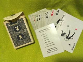 COMPLETE DECK OF VINTAGE PLAYBOY CARDS INCL.  JOKERS 3