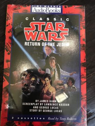Classic 1994 Return Of The Jedi Cassette Audio Book From Time Warner