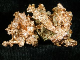 A And 100 Natural Native Copper Nugget Or Float From Michigan 37.  7gr E