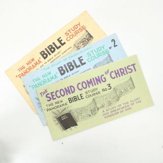 The Panorama Bible Study Course No.  1 2 & 3 Religion Christianity 459