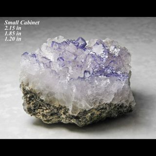 Purple Fluorite Coahula Mexico Minerals Crystals - Min