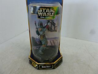 Star Wars Boba Fett Figures Epic Force 1997 Kenner 69700 Rotates