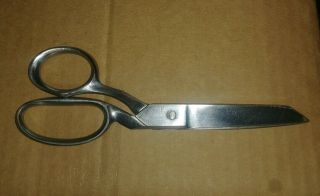 Vintage Hot Drop 8 " Forged Steel Scissors - Made In Italy