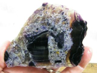 Brecciated Fluorite Thick End Cut For Slabbing Cabbing And Polishing