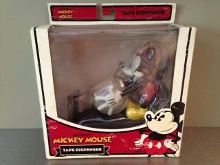 Walt Disney Mickey Mouse Tape Dispenser - Black Base - With