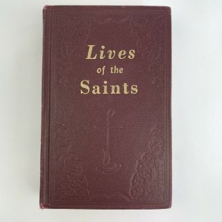 Vintage Catholic Book Lives Of The Saints 1961 Pocket Size Religion Prayer