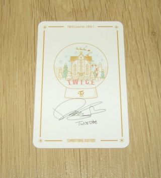Twice 3rd Mini Album Coaster LANE1 Christmas Base Dahyun Photo Card Official 2