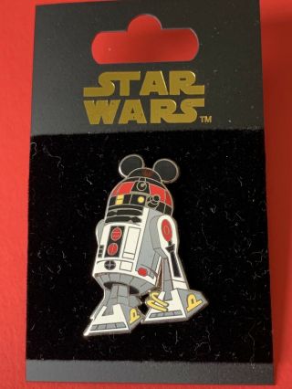Disney Star Wars Metal Pin R2 - D2 Mickey Ears Hat R2 - Mk Special Card