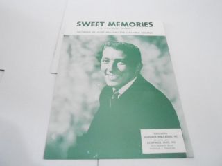 1968 Vintage Nos Sheet Music - Sweet Memories - Andy Williams