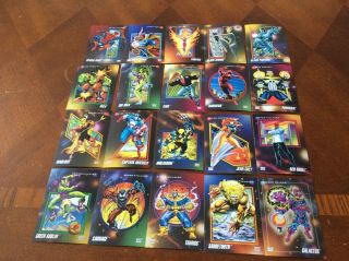 1992 Impel Marvel Universe Series Iii 3 Complete (200 Card) Set Near To