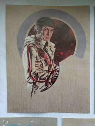 Vintage Star Trek Art 1976 Kelly Freas Prints Complete Set of 7 Bid Now 2