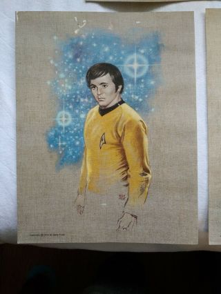 Vintage Star Trek Art 1976 Kelly Freas Prints Complete Set of 7 Bid Now 5