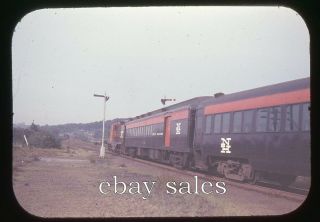 Acc13 Orig.  Anscochrome Slide Haven Pass.  Train Splitting Semaphores 1950 